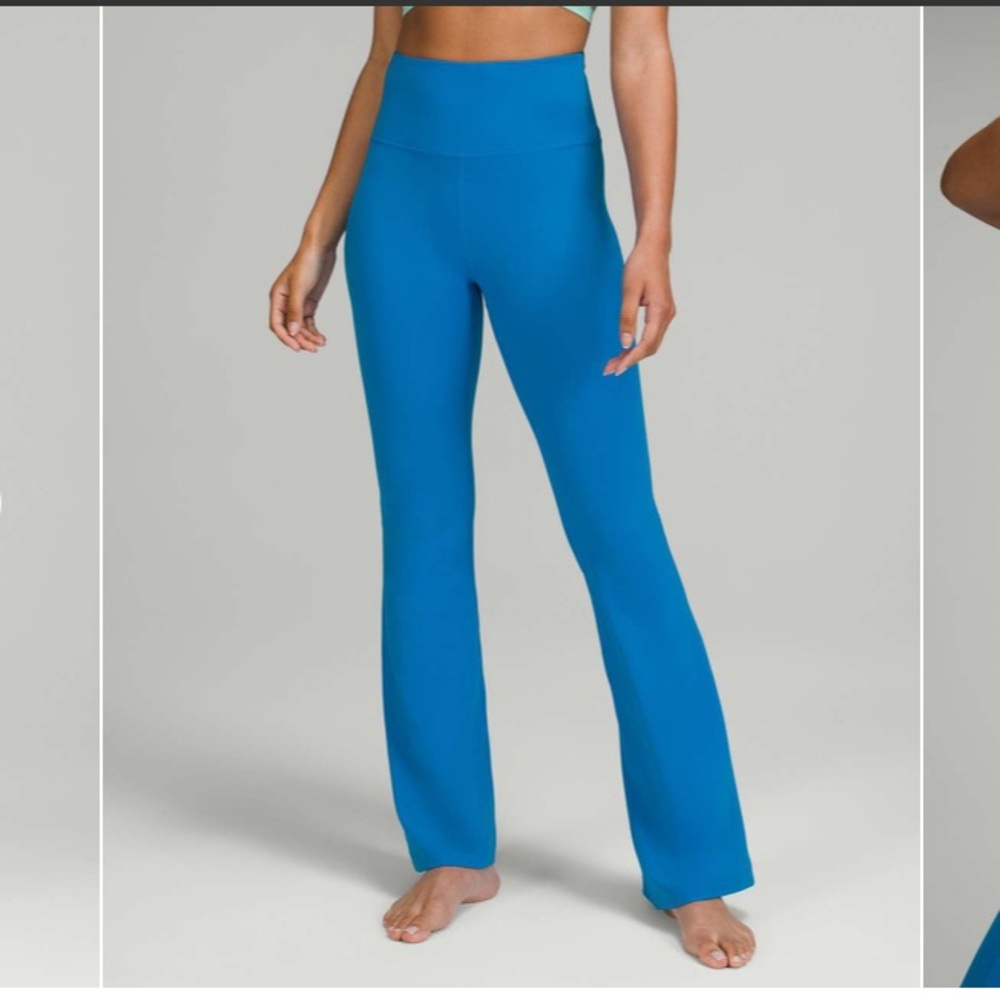 Lululemon Groove Super-High-Rise Flared Pant *Nulu Sky Blue (Size 4)